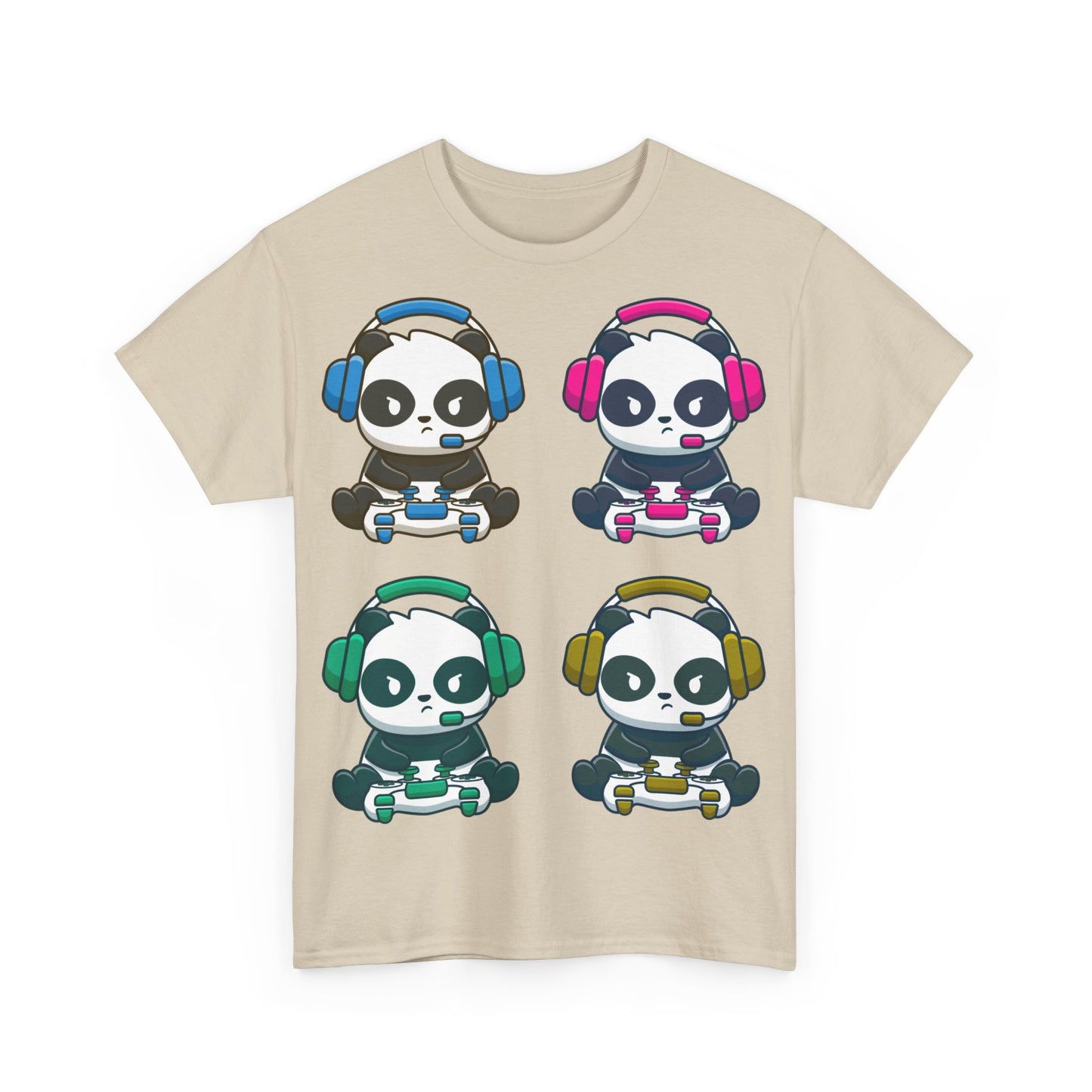 Panda Gamer - Unisex Heavy Cotton Tee