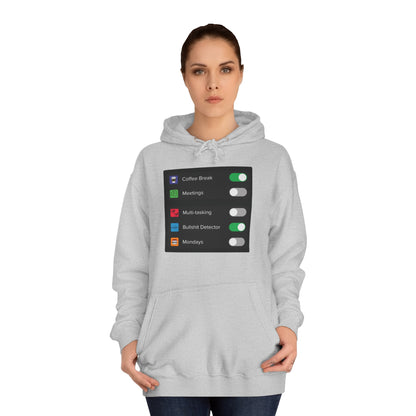 iOS Settings - Unisex College Hoodie