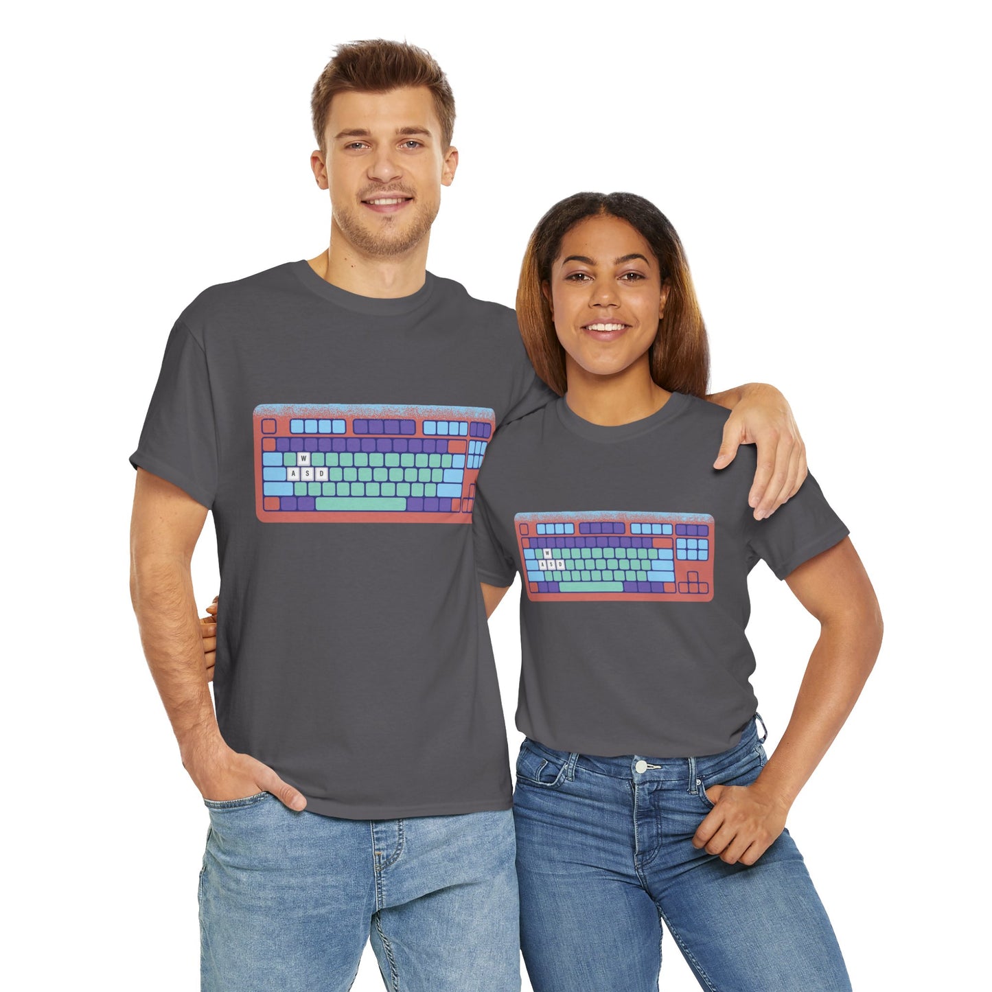 WASD Keyboard - Unisex Heavy Cotton Tee