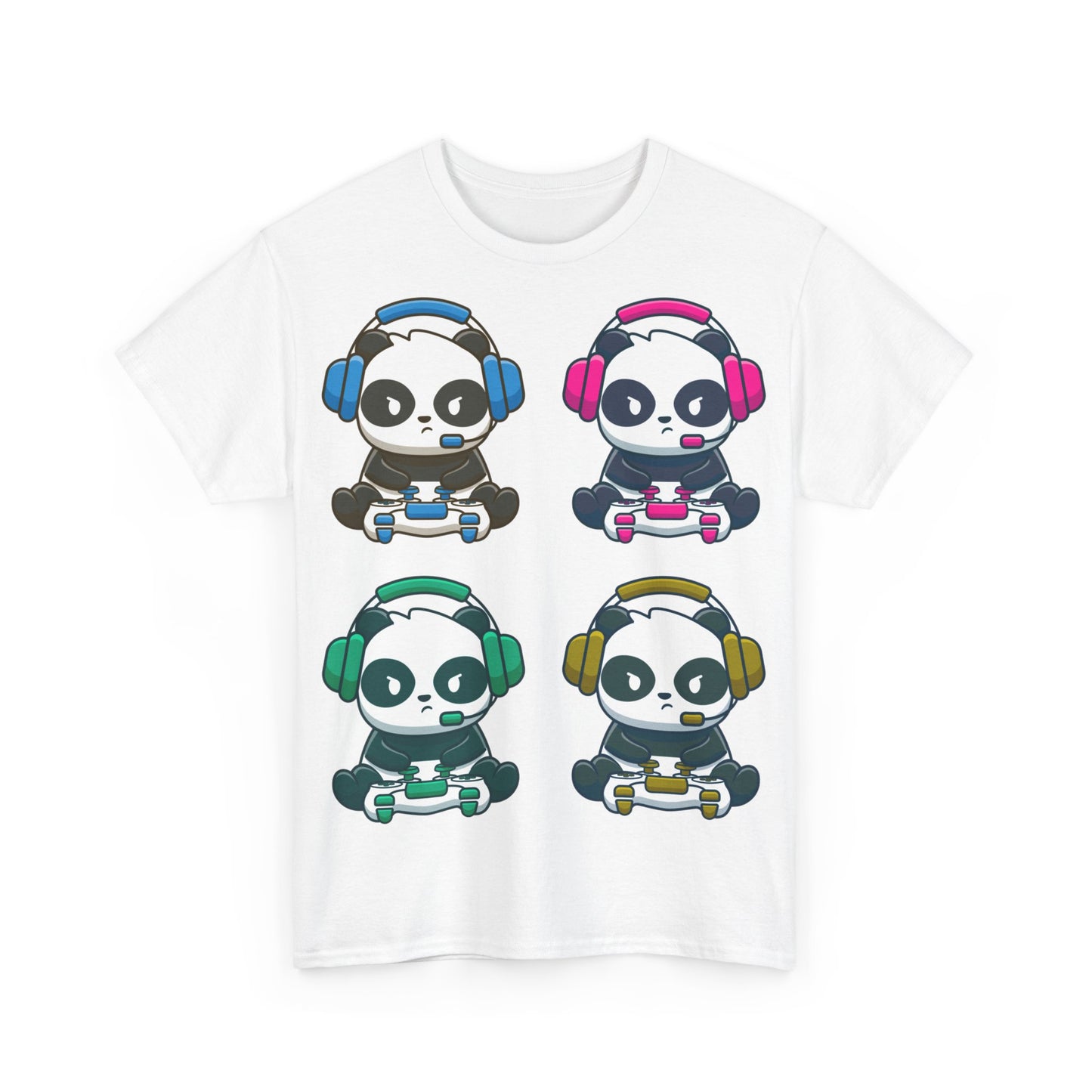 Panda Gamer - Unisex Heavy Cotton Tee