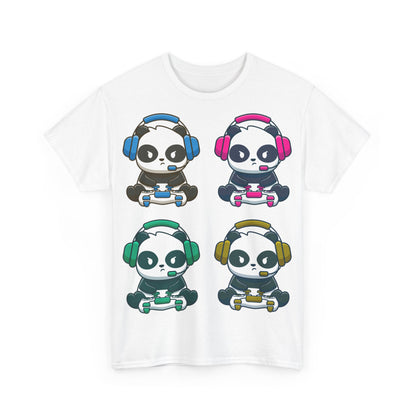 Panda Gamer - Unisex Heavy Cotton Tee