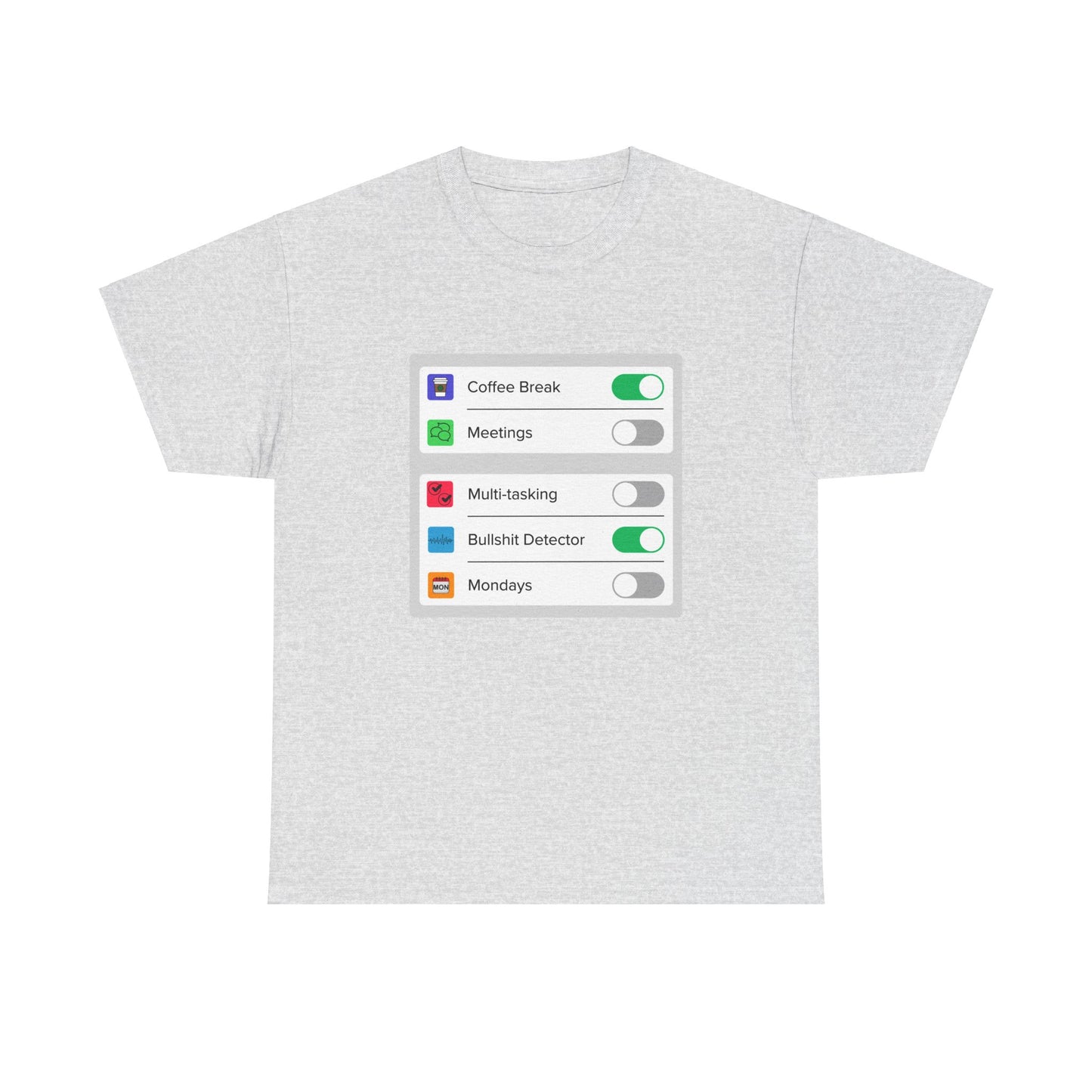 iOS Settings - Unisex Heavy Cotton Tee