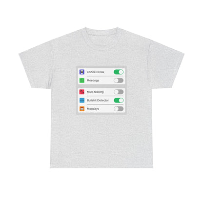 iOS Settings - Unisex Heavy Cotton Tee