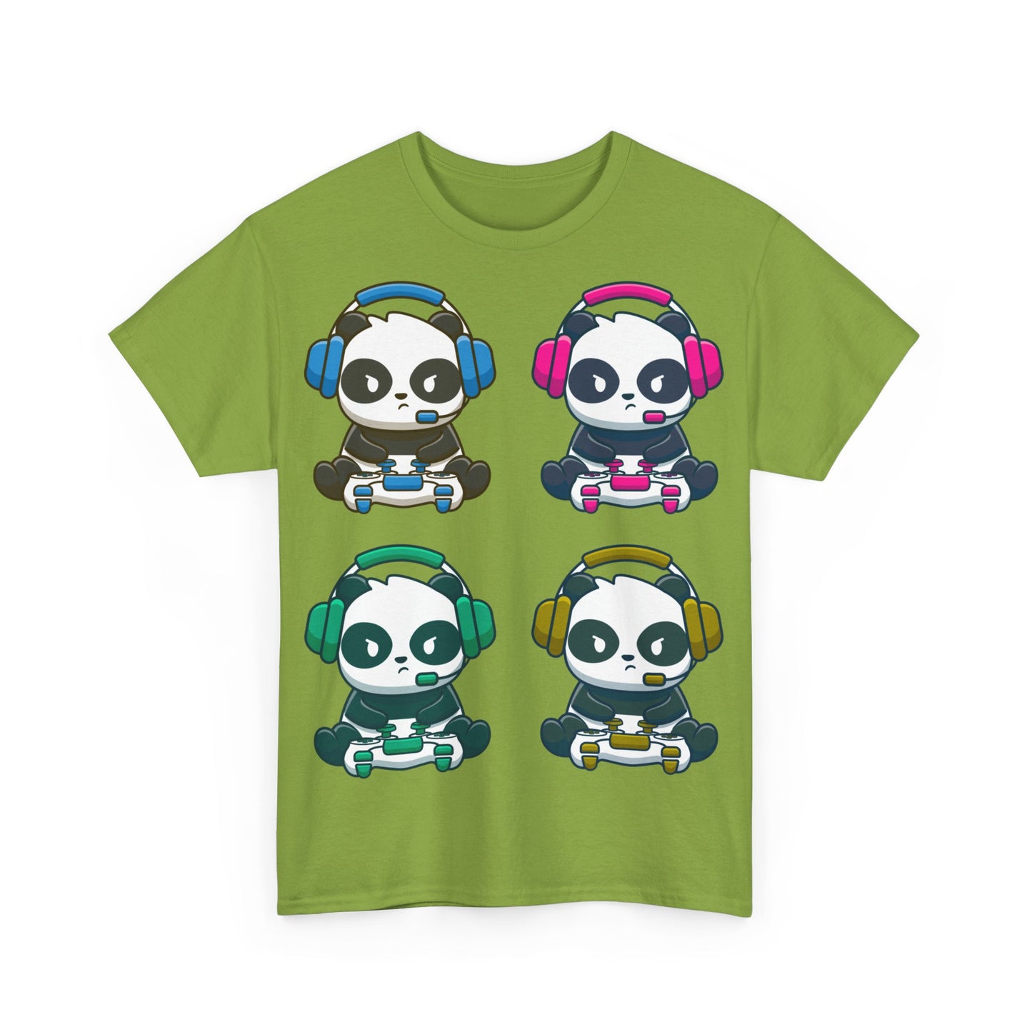 Panda Gamer - Unisex Heavy Cotton Tee