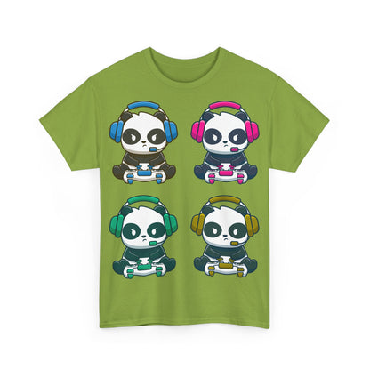 Panda Gamer - Unisex Heavy Cotton Tee