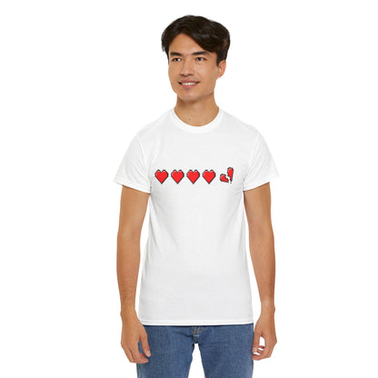 Gamer life hearts - Unisex Heavy Cotton Tee