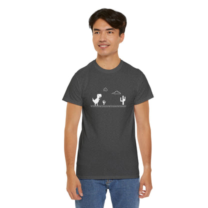 Chrome Dino - Unisex Heavy Cotton Tee