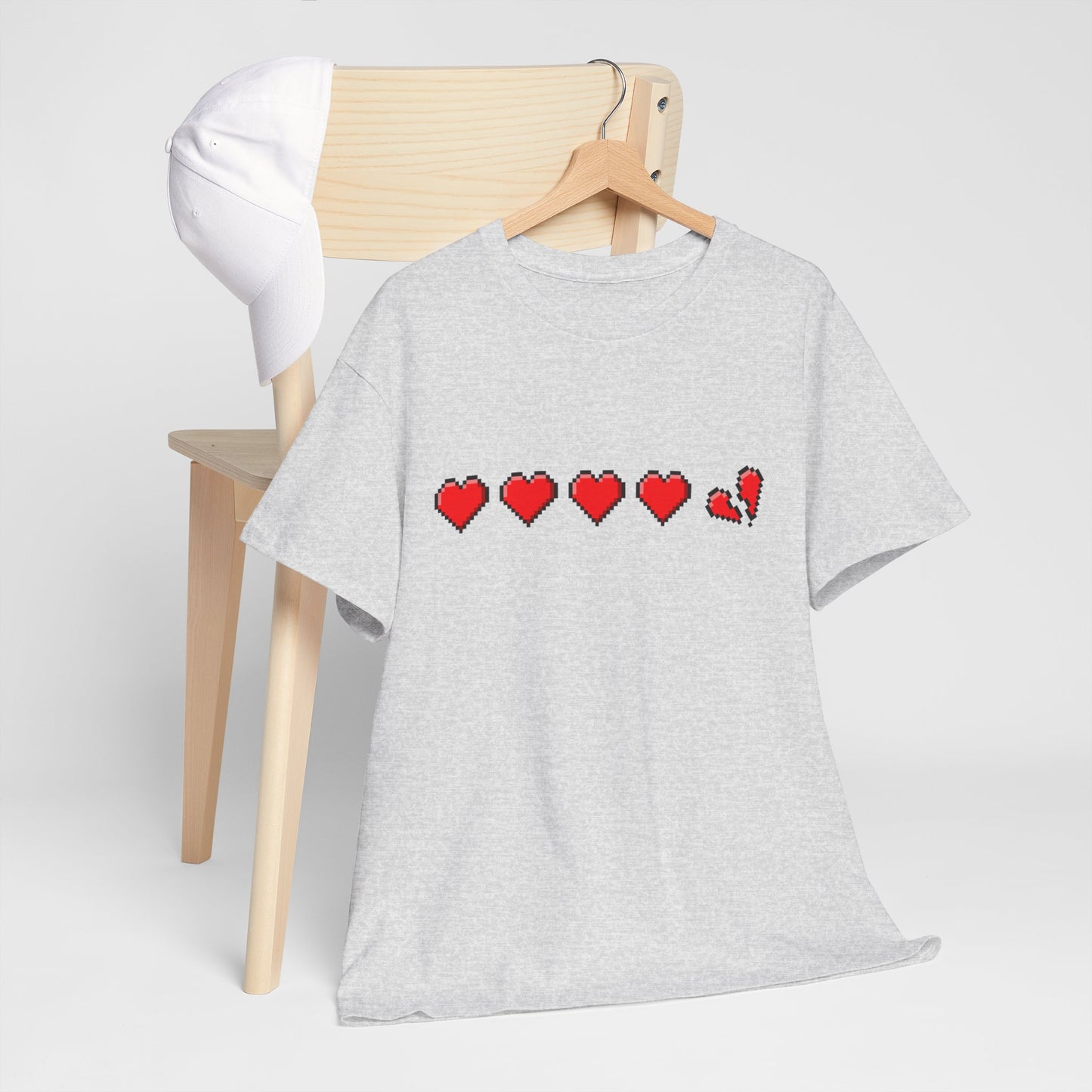 Gamer life hearts - Unisex Heavy Cotton Tee