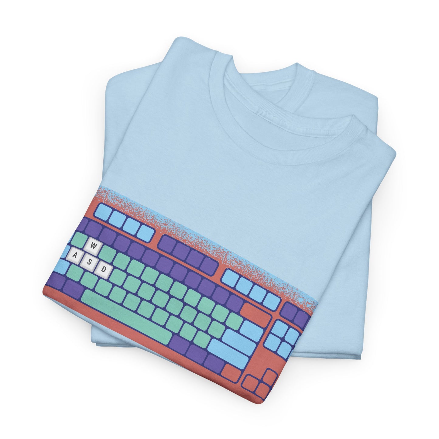 WASD Keyboard - Unisex Heavy Cotton Tee