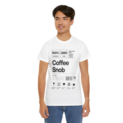 Coffee Snob - Unisex Heavy Cotton Tee