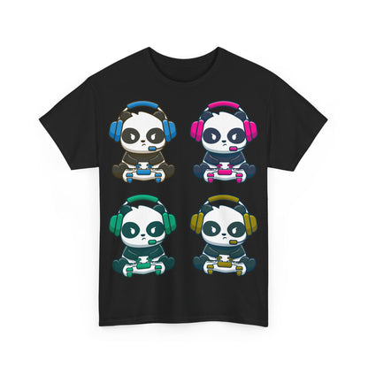 Panda Gamer - Unisex Heavy Cotton Tee