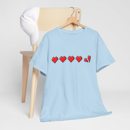 Gamer life hearts - Unisex Heavy Cotton Tee