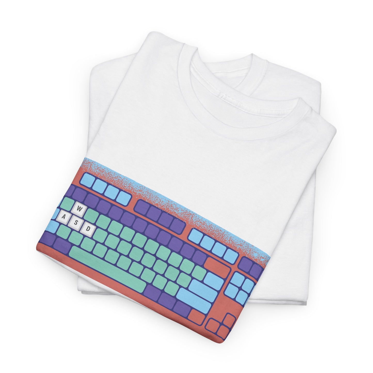 WASD Keyboard - Unisex Heavy Cotton Tee