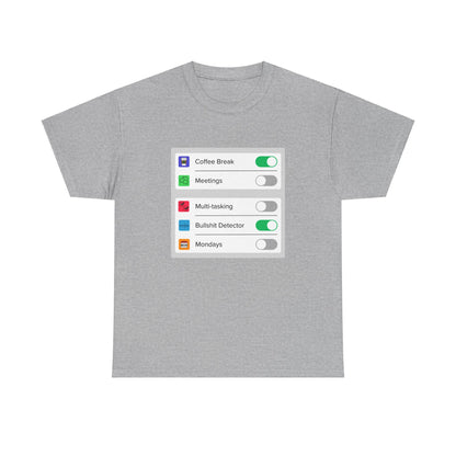 iOS Settings - Unisex Heavy Cotton Tee