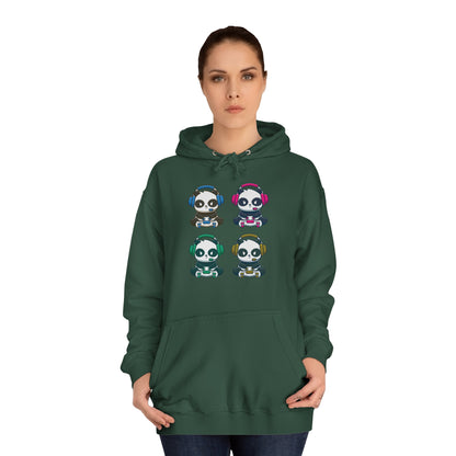 Panda Gamer - Unisex College Hoodie