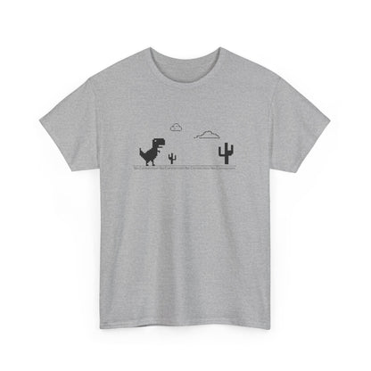 Chrome Dino - Unisex Heavy Cotton Tee