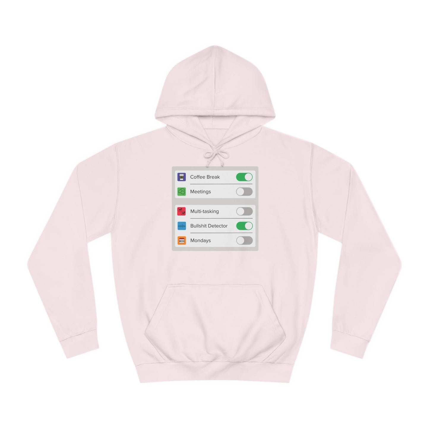 iOS Settings - Unisex College Hoodie