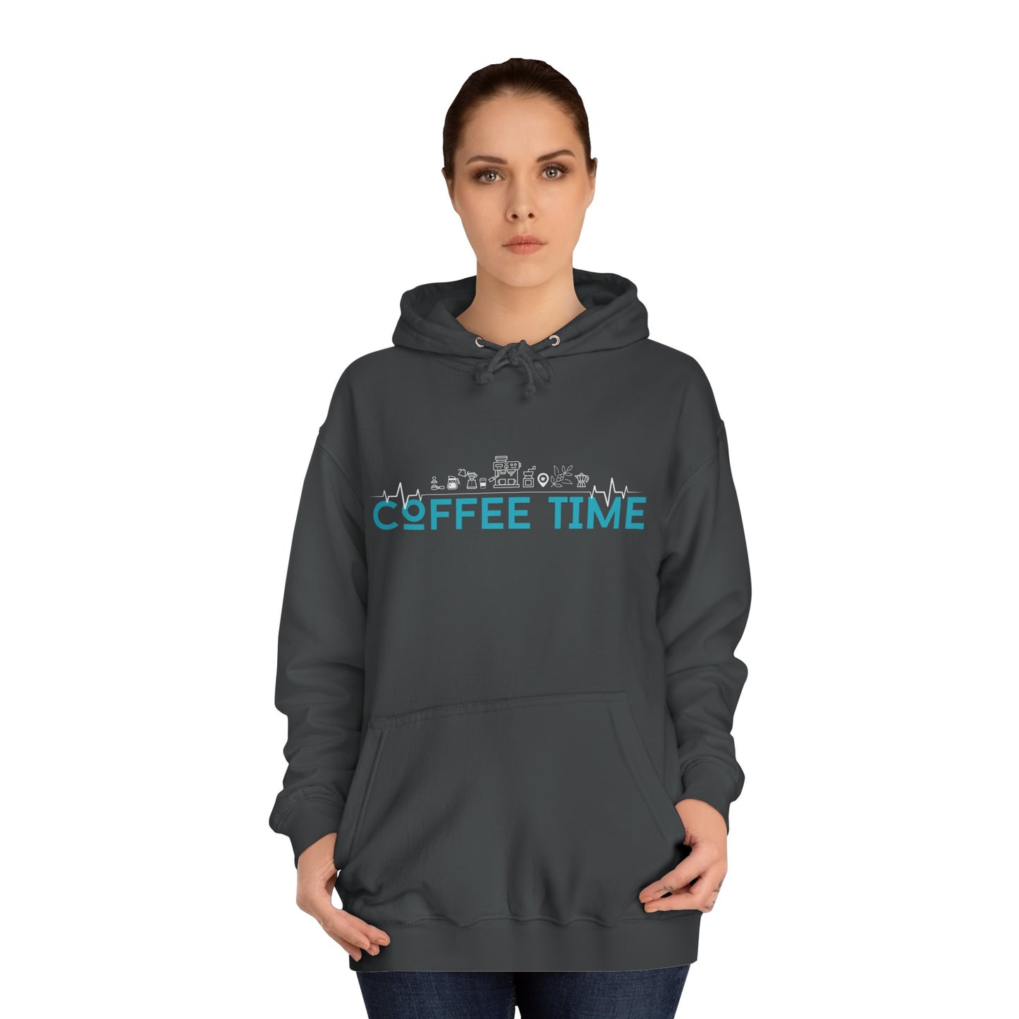 Coffes Time - Unisex College Hoodie