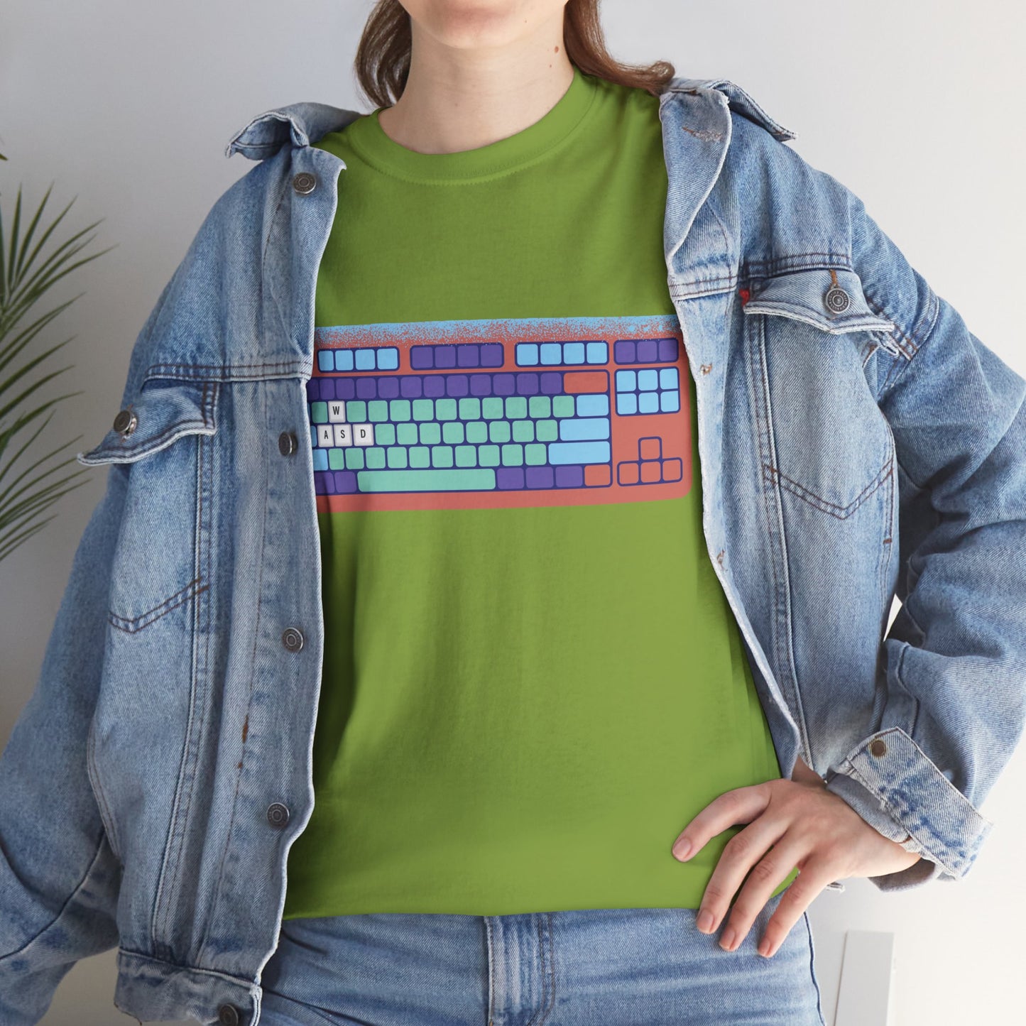 WASD Keyboard - Unisex Heavy Cotton Tee