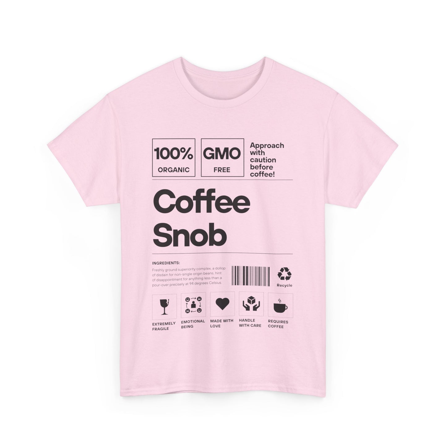 Coffee Snob - Unisex Heavy Cotton Tee