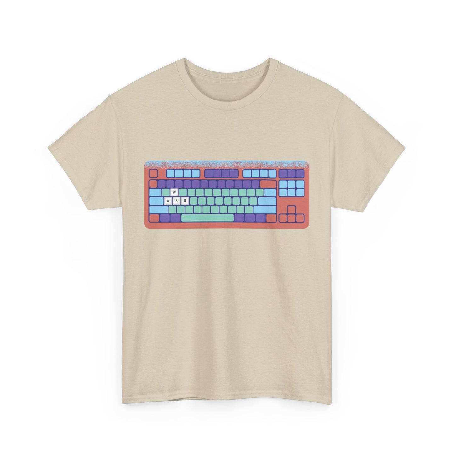 WASD Keyboard - Unisex Heavy Cotton Tee