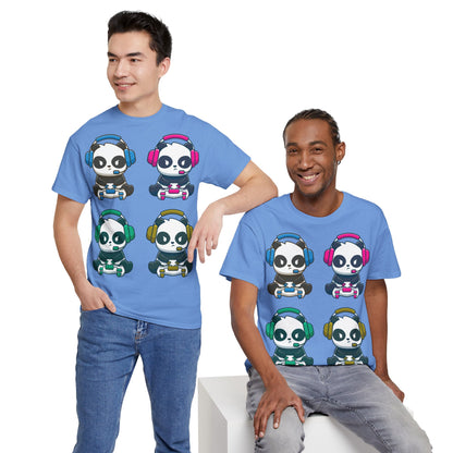 Panda Gamer - Unisex Heavy Cotton Tee