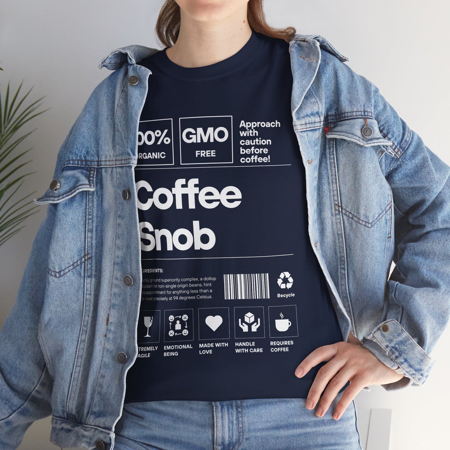 Coffee Snob - Unisex Heavy Cotton Tee