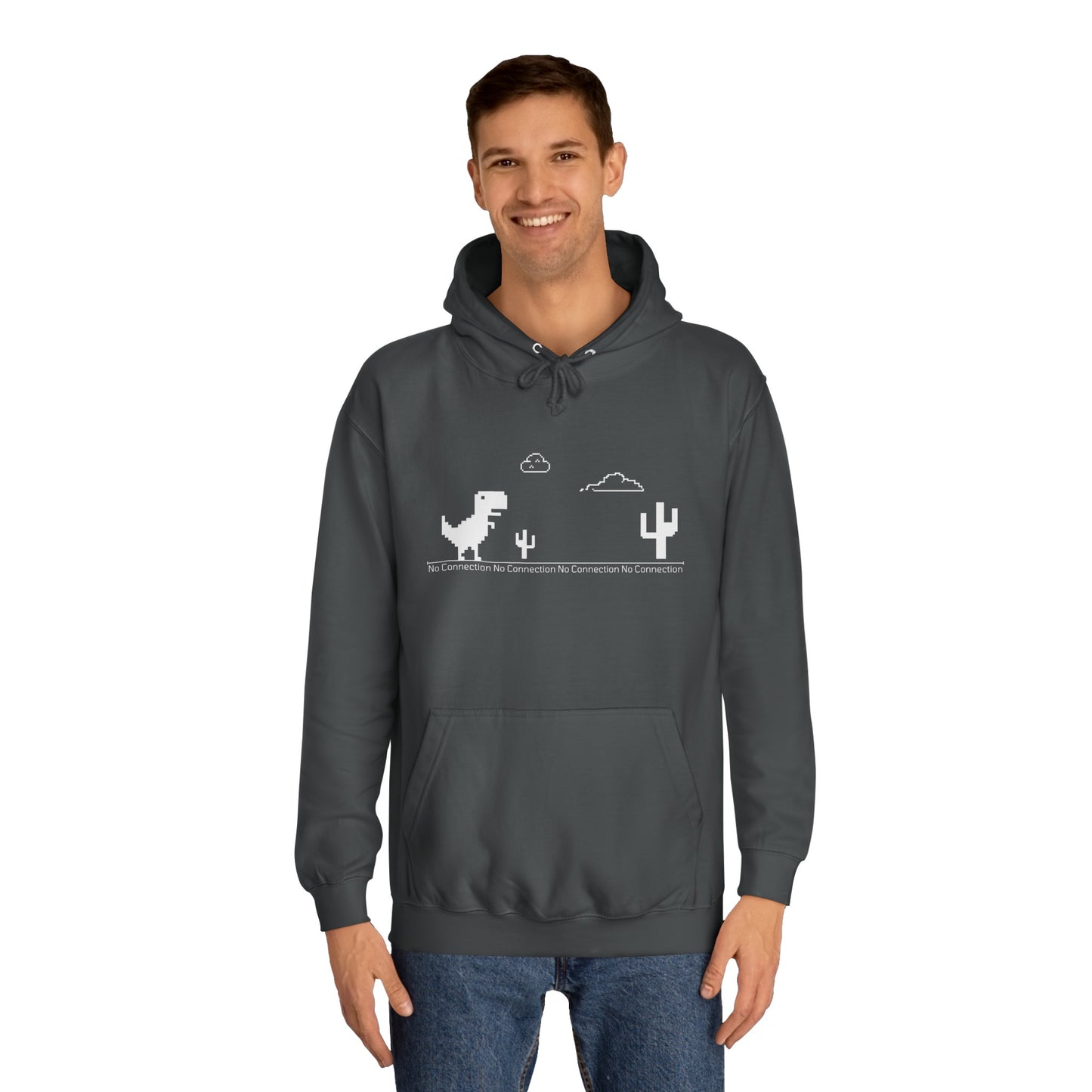 Chrome Dino - Unisex College Hoodie