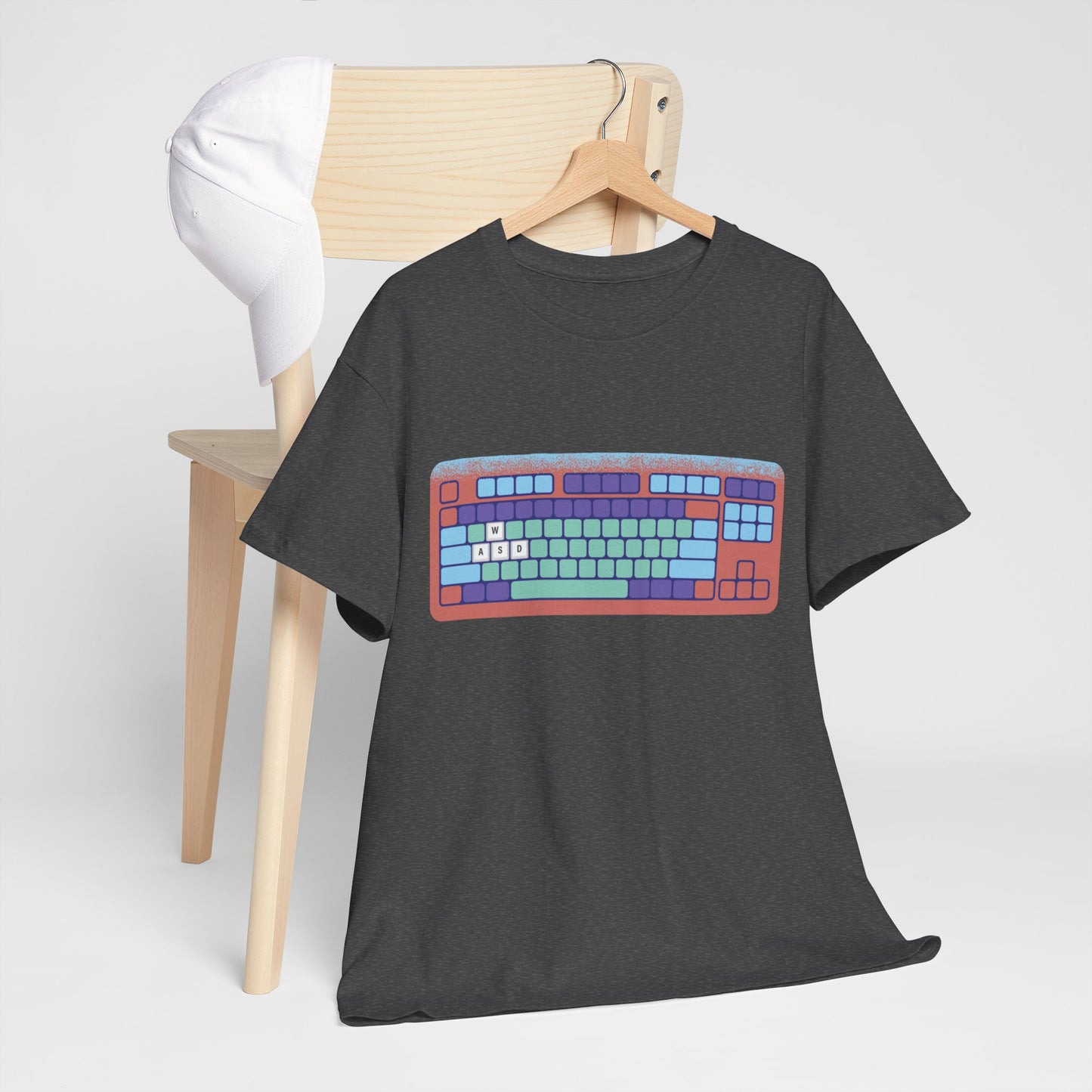 WASD Keyboard - Unisex Heavy Cotton Tee