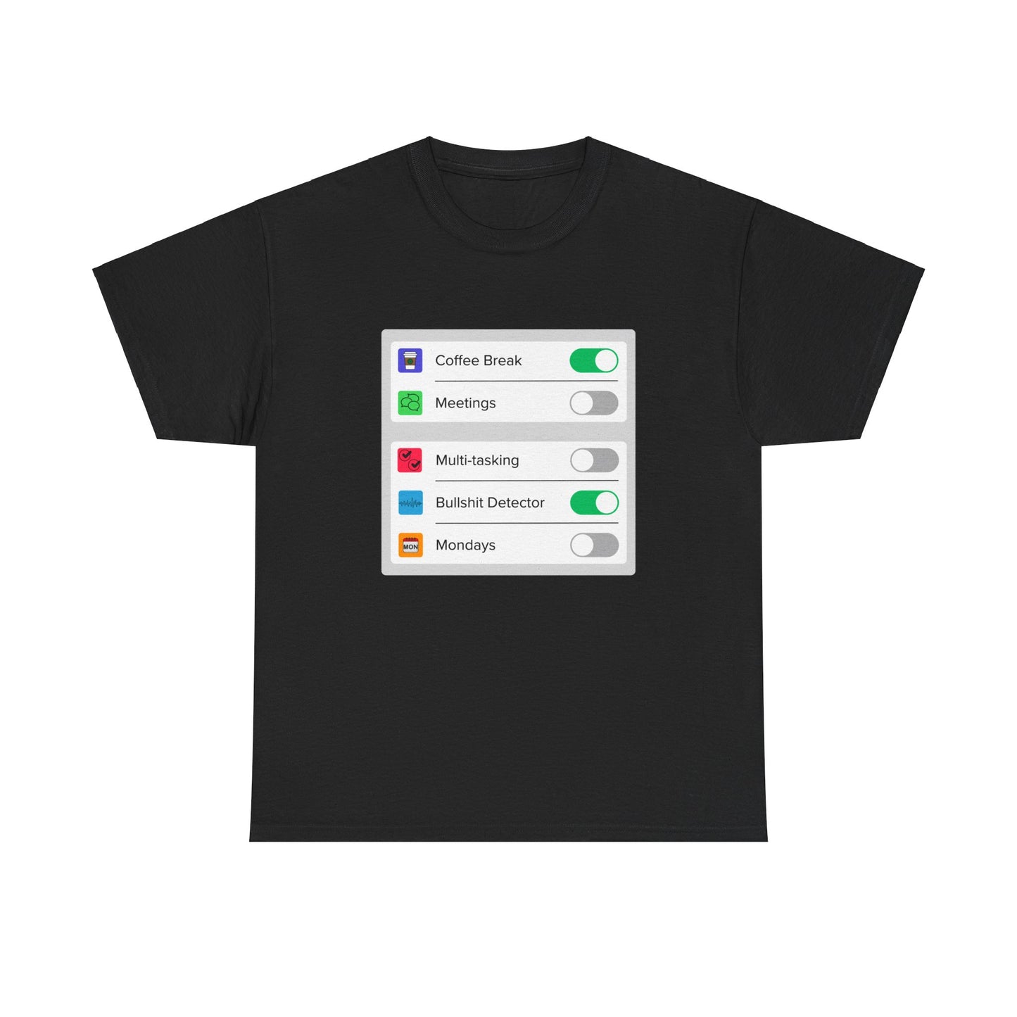 iOS Settings - Unisex Heavy Cotton Tee