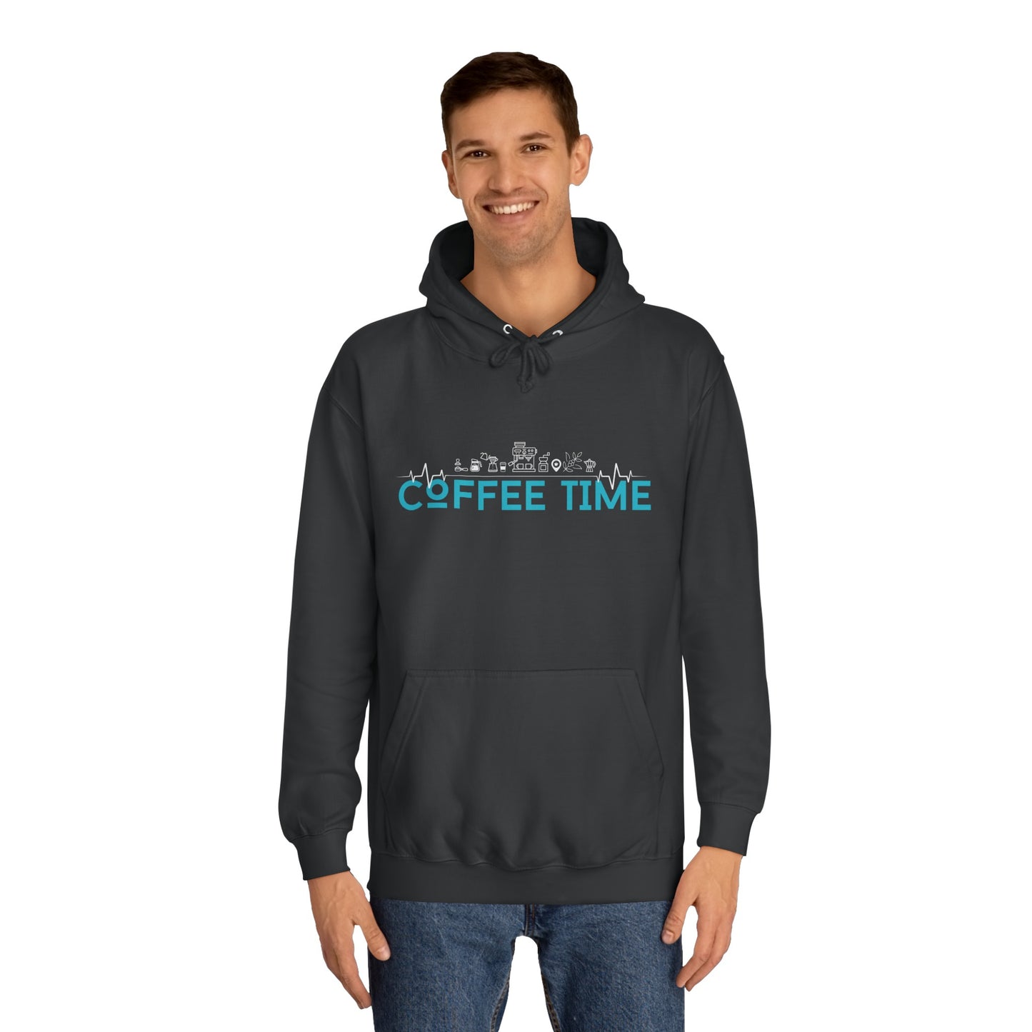 Coffes Time - Unisex College Hoodie