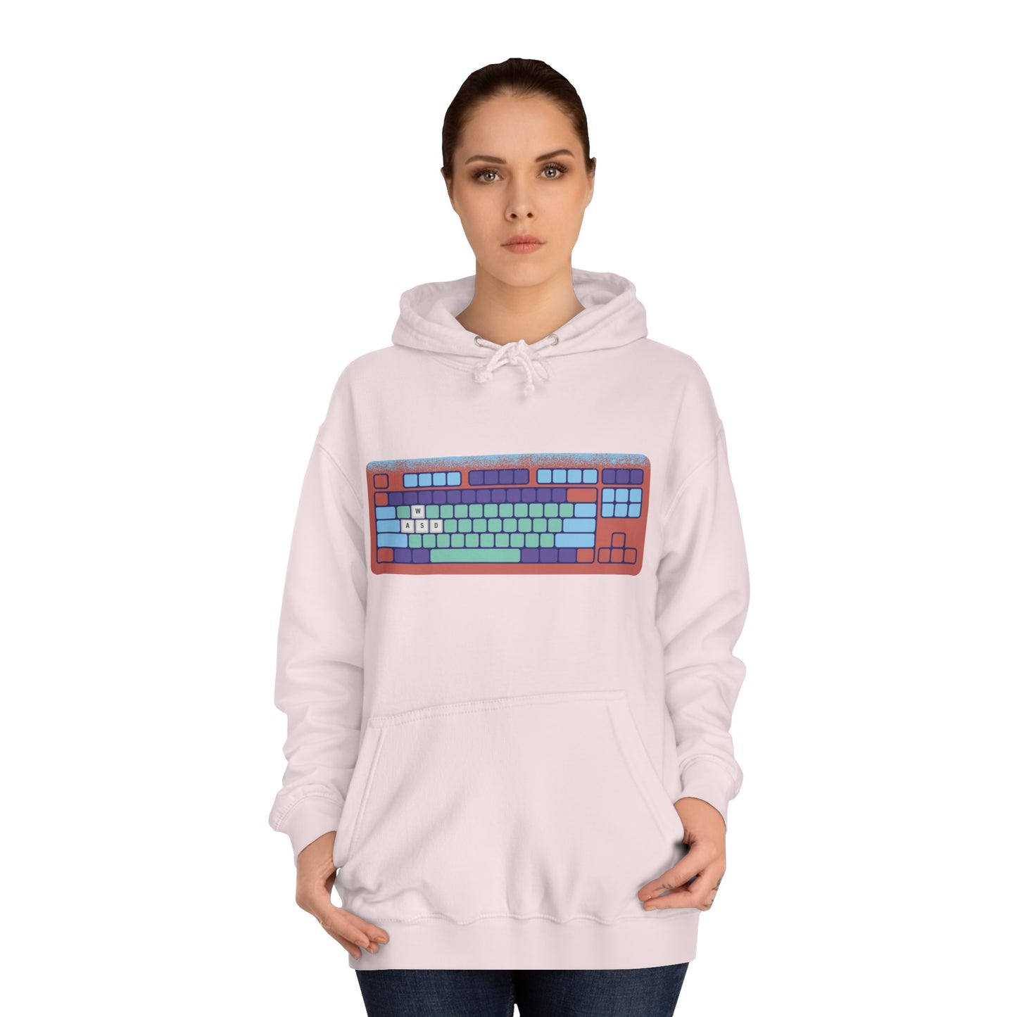 WASD Keyboard - Unisex College Hoodie