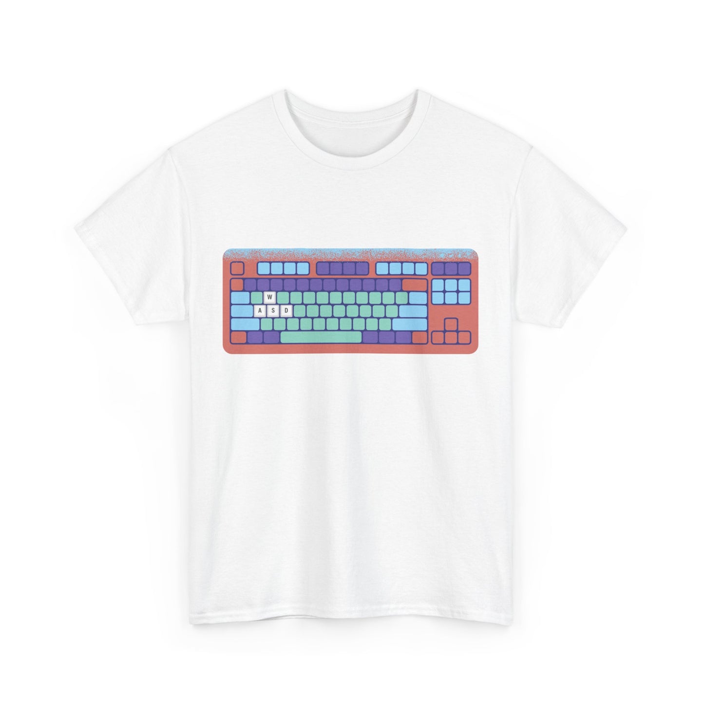 WASD Keyboard - Unisex Heavy Cotton Tee