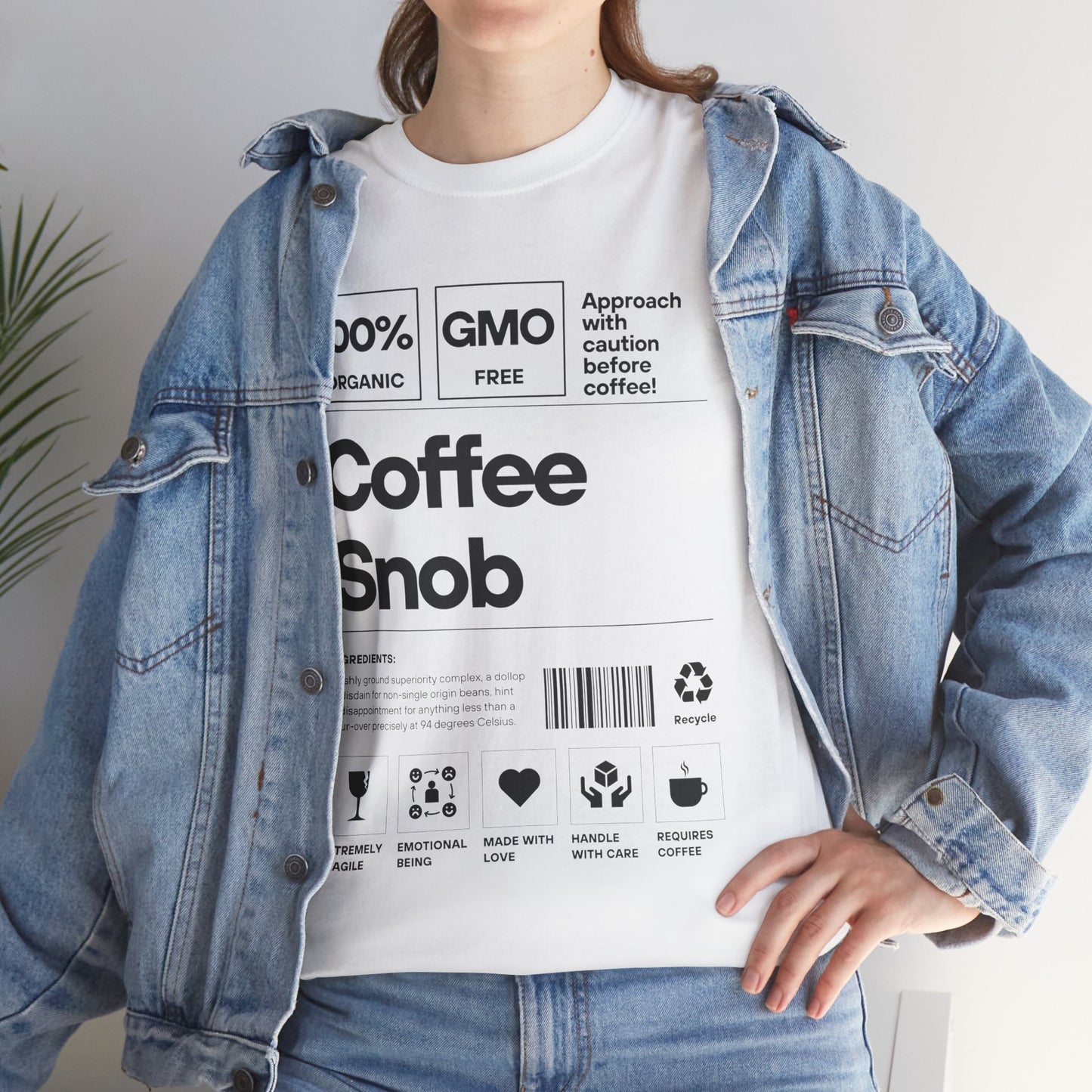 Coffee Snob - Unisex Heavy Cotton Tee