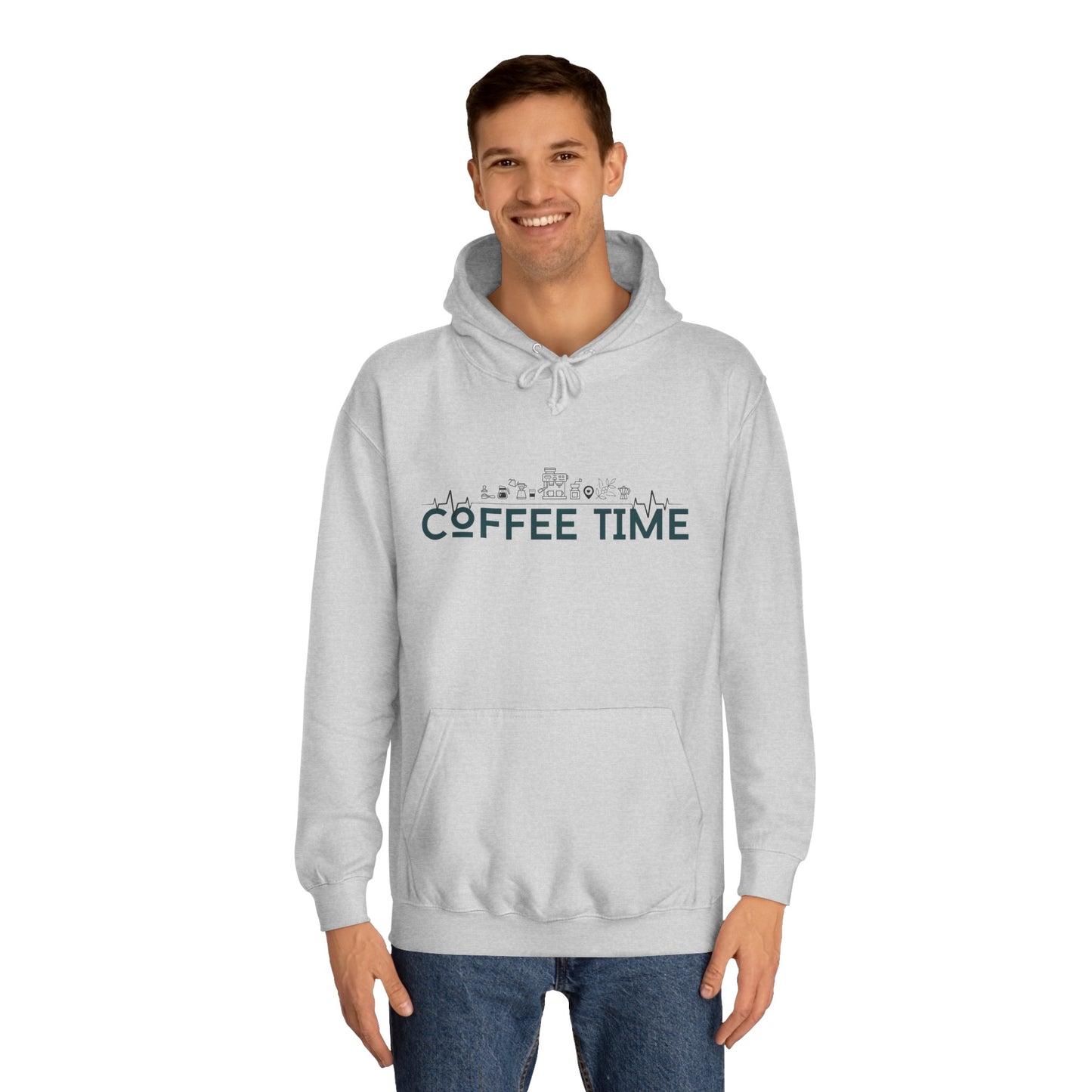 Coffes Time - Unisex College Hoodie