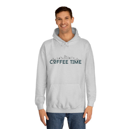 Coffes Time - Unisex College Hoodie