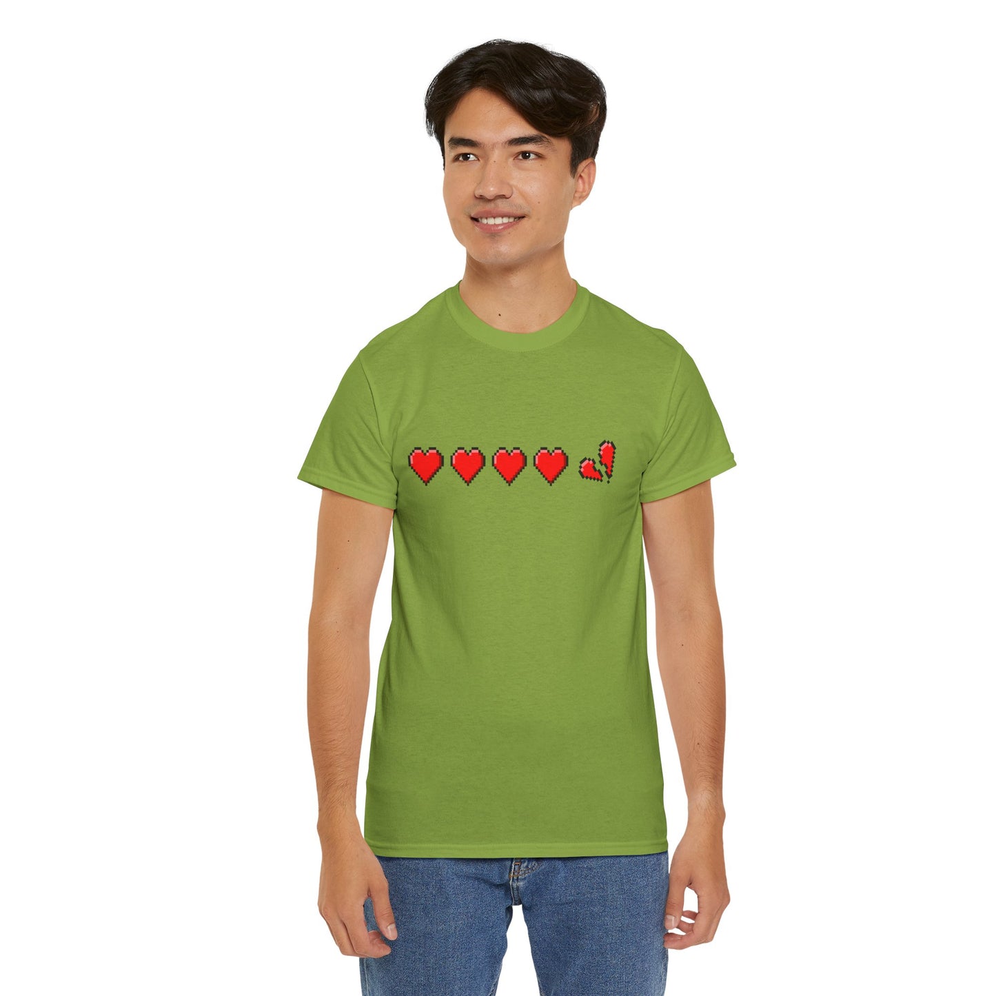 Gamer life hearts - Unisex Heavy Cotton Tee