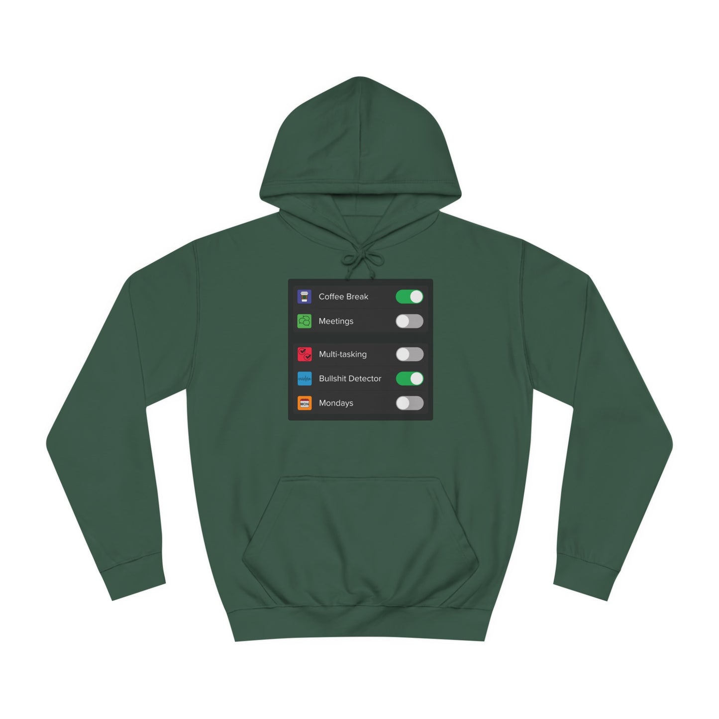 iOS Settings - Unisex College Hoodie