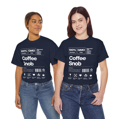 Coffee Snob - Unisex Heavy Cotton Tee