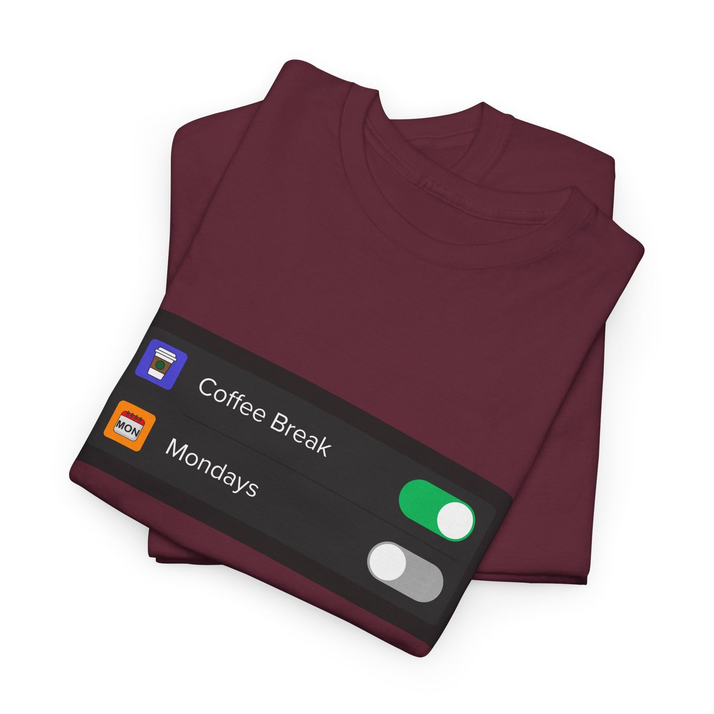 iOS Settings Coffee on - Unisex Heavy Cotton Tee