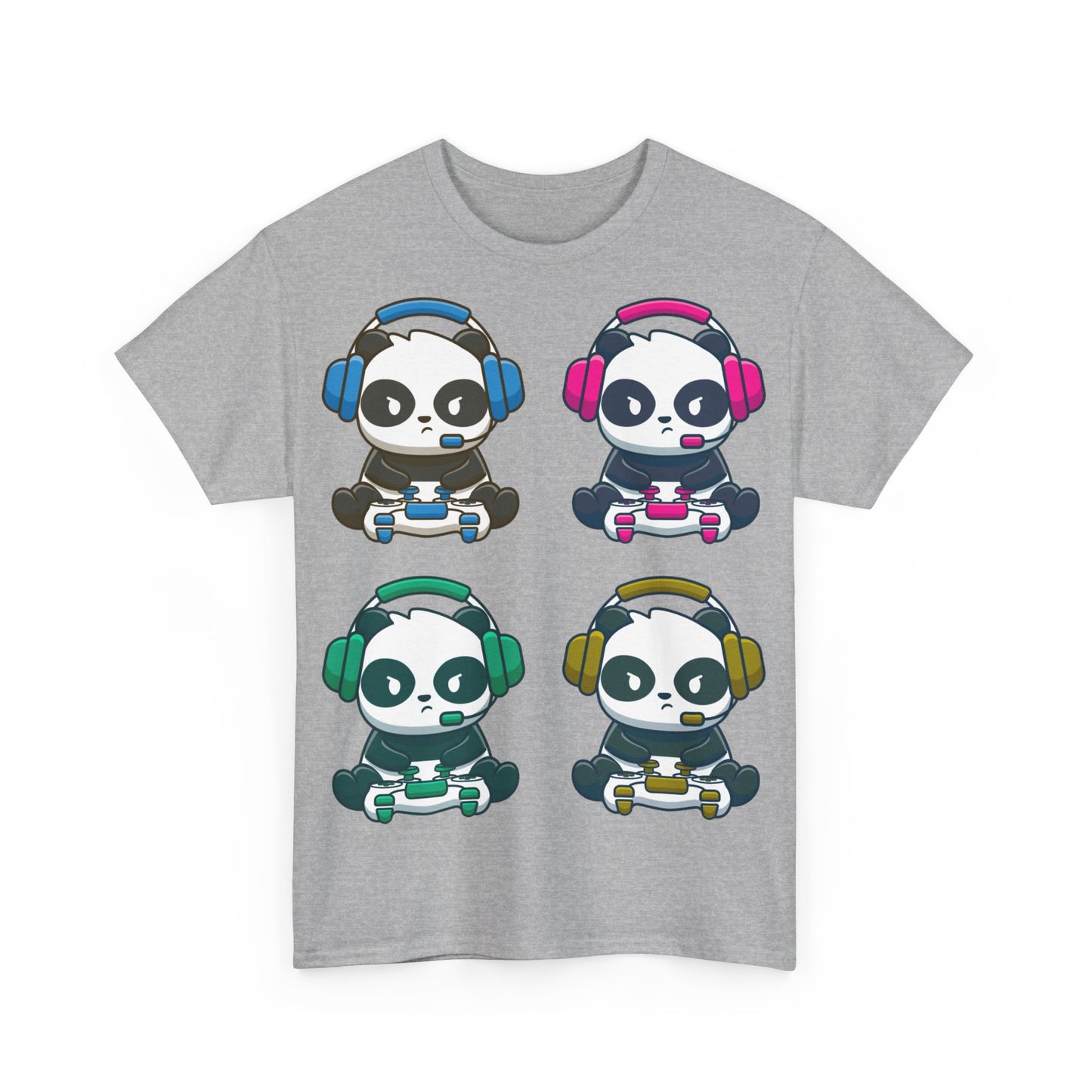 Panda Gamer - Unisex Heavy Cotton Tee