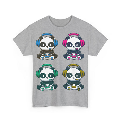 Panda Gamer - Unisex Heavy Cotton Tee