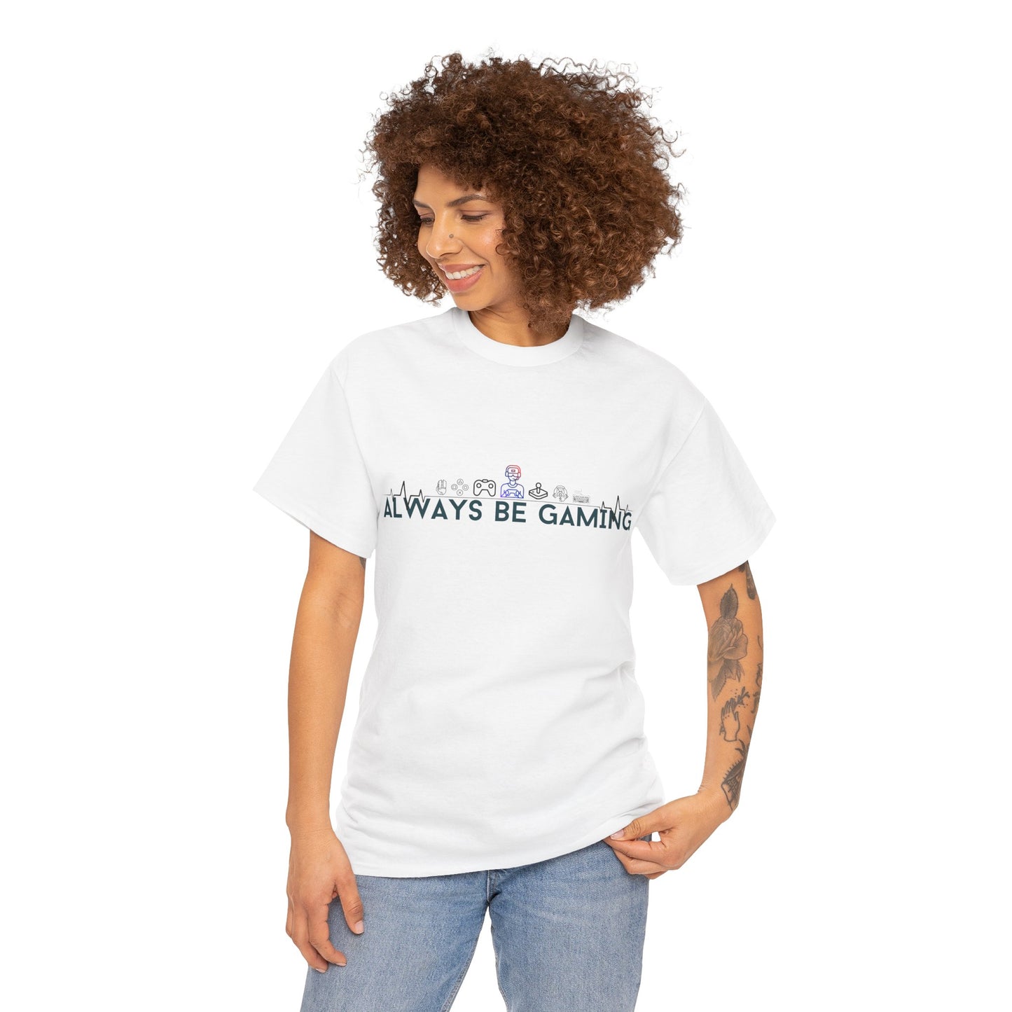 Always be Gaming - Unisex Heavy Cotton Tee