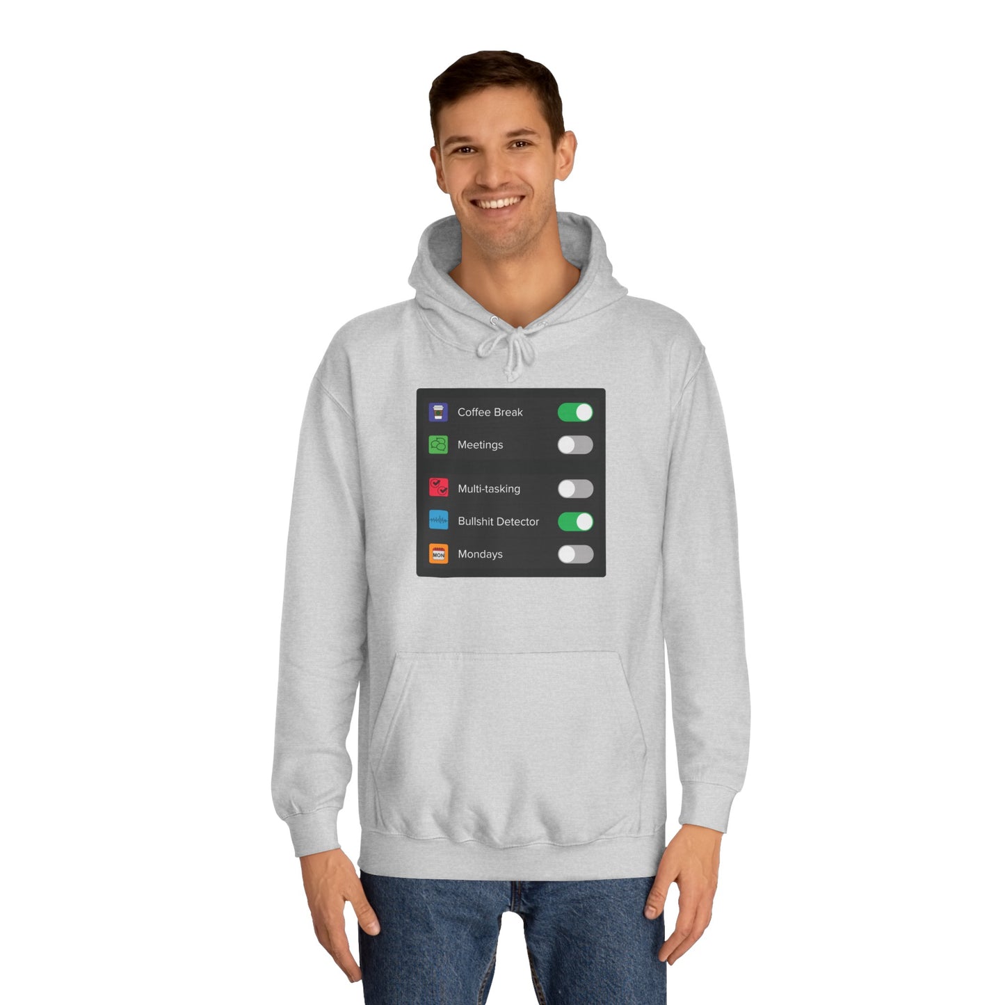 iOS Settings - Unisex College Hoodie