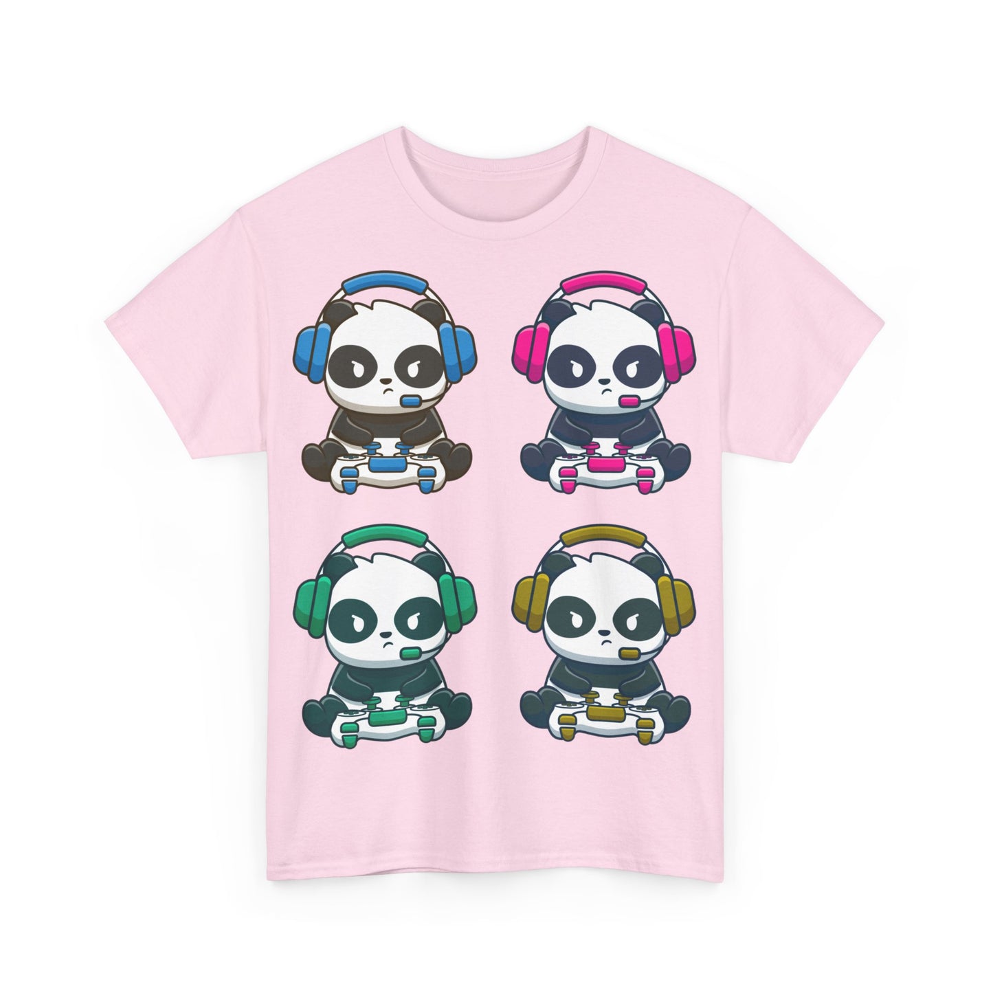 Panda Gamer - Unisex Heavy Cotton Tee