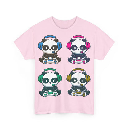 Panda Gamer - Unisex Heavy Cotton Tee