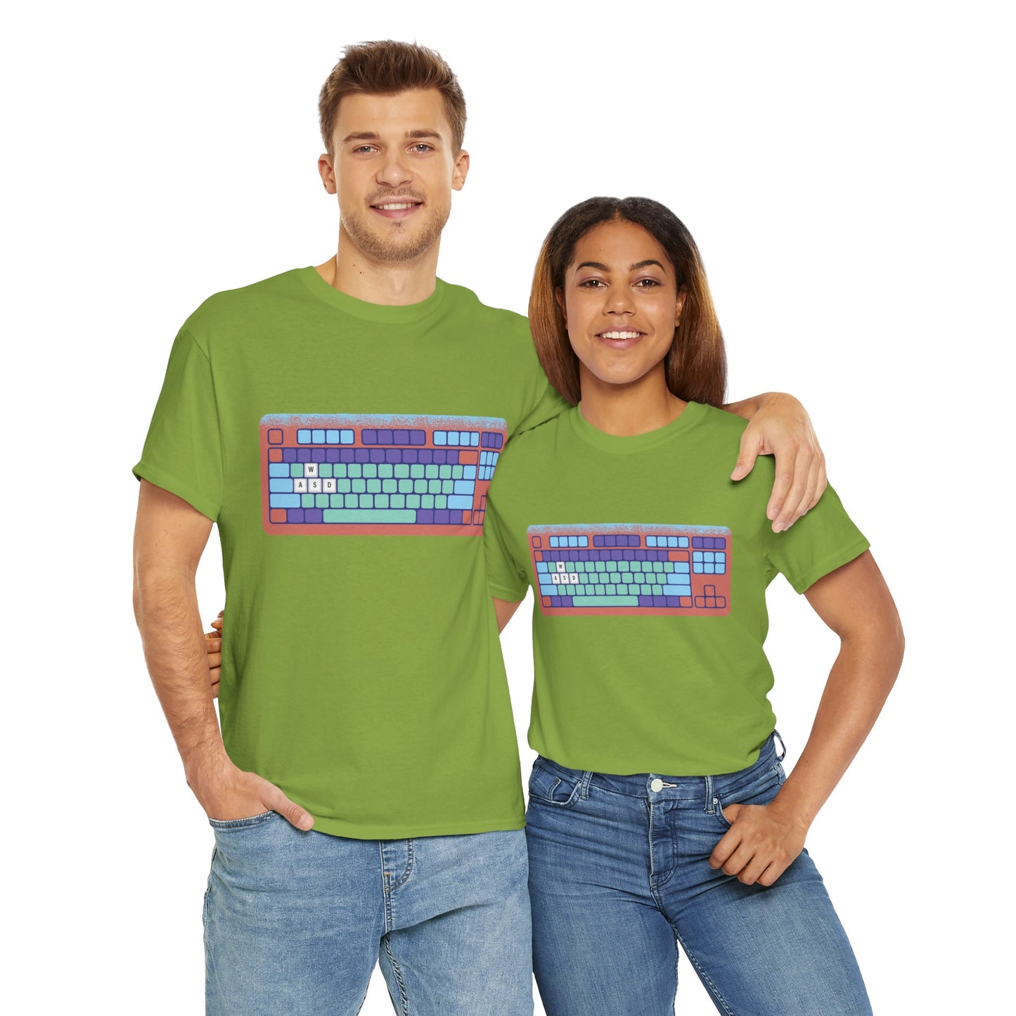 WASD Keyboard - Unisex Heavy Cotton Tee