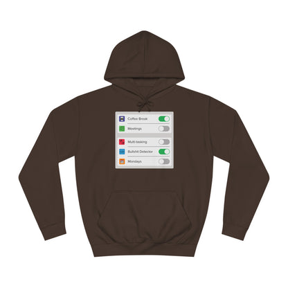 iOS Settings - Unisex College Hoodie