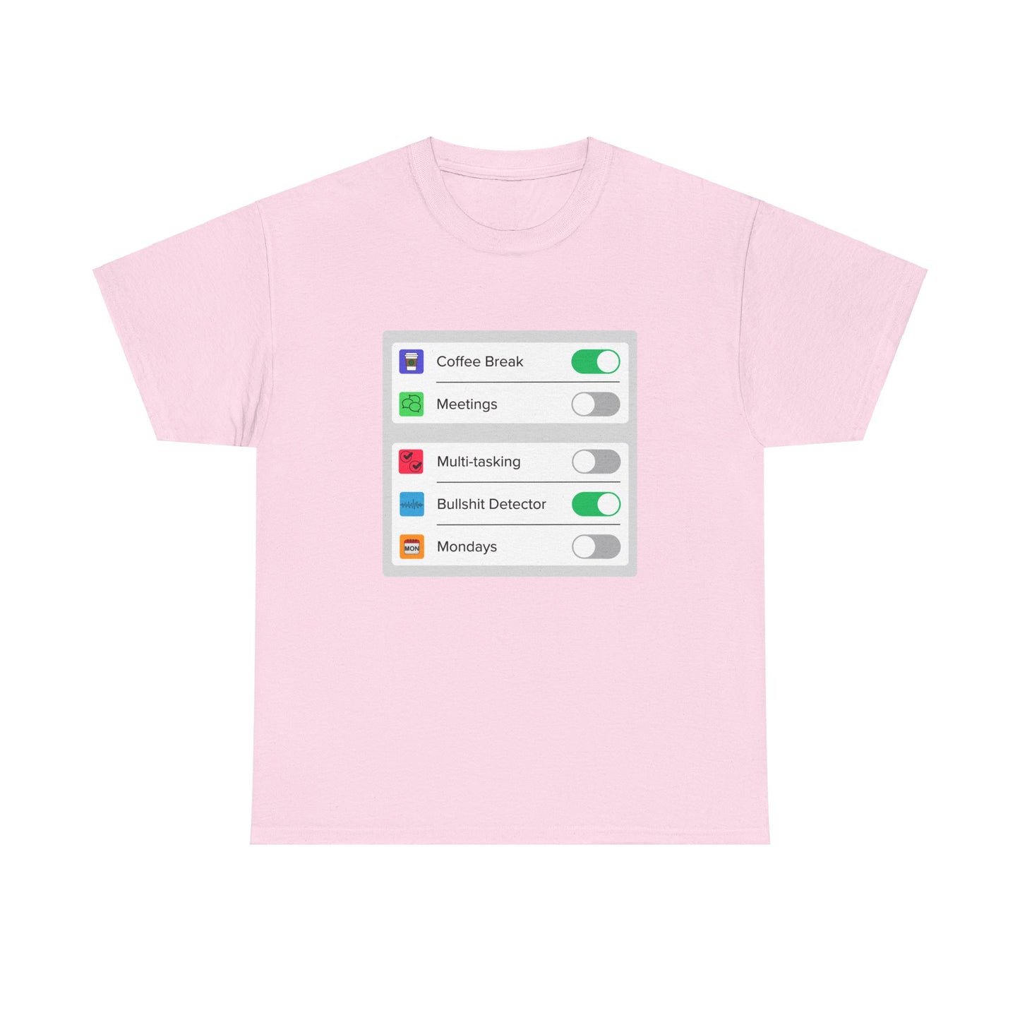 iOS Settings - Unisex Heavy Cotton Tee