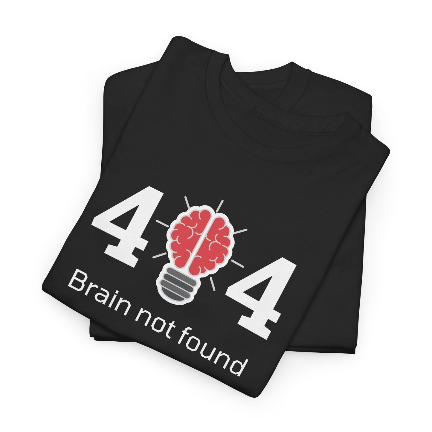 404 Brain not found - Unisex Heavy Cotton Tee